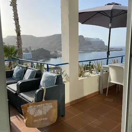 Mogan Pearl - Pool - Double Terrace - Ocean View - - Wifi - Wonderful Complex - Free Digital Travel Guide דירה פלאיה דל קורה